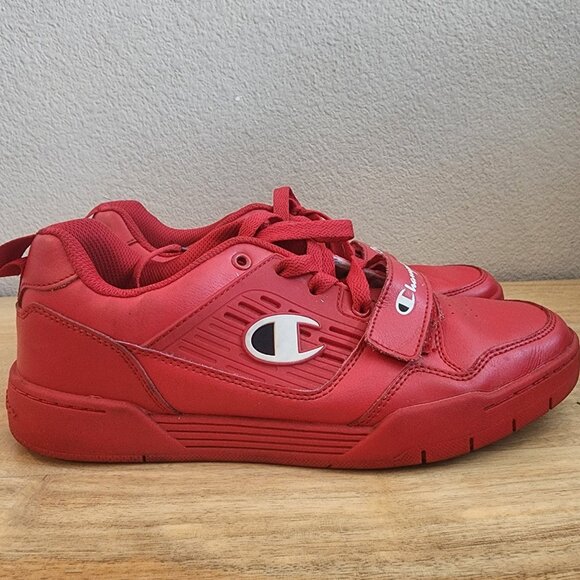 Champion on Low Top Red Basketball Shoes Mens Size